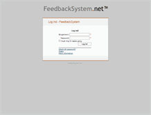 Tablet Screenshot of feedbacksystem.net